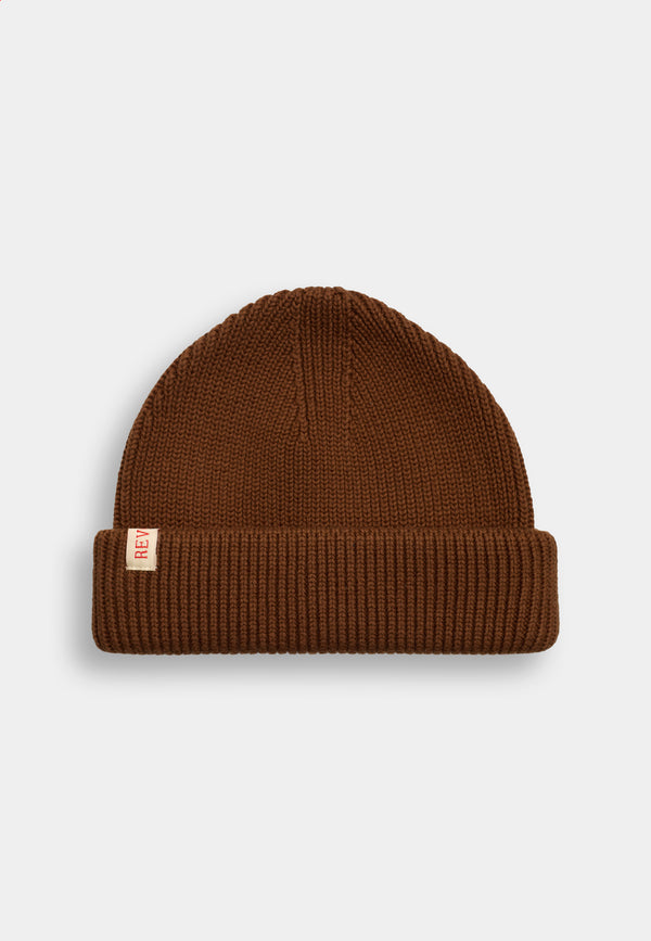 FISHERMAN BEANIE - BROWN