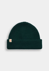 FISHERMAN BEANIE - DARK GREEN