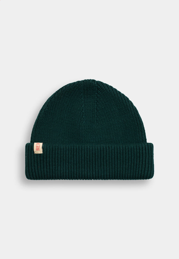 FISHERMAN BEANIE - DARK GREEN