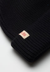 FISHERMAN BEANIE - BLACK