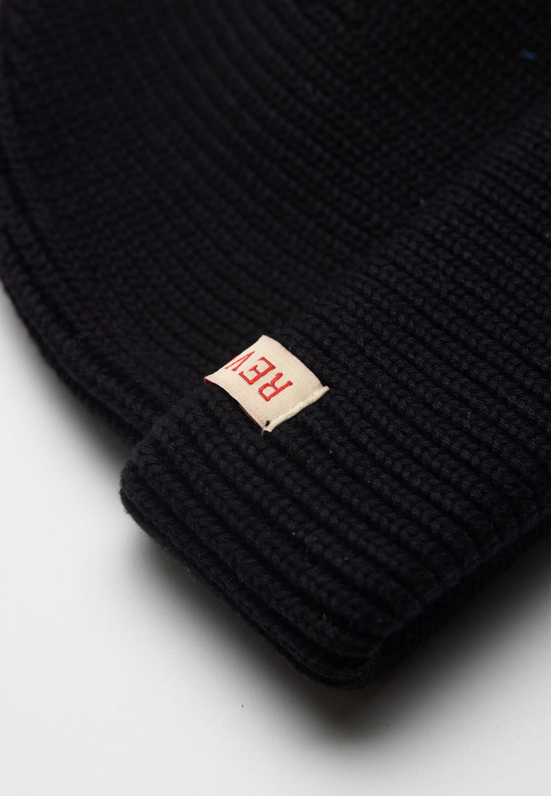 FISHERMAN BEANIE - BLACK