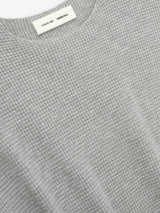 WAFFLE SHORT SLEEVE - CONCRETE HEATHER