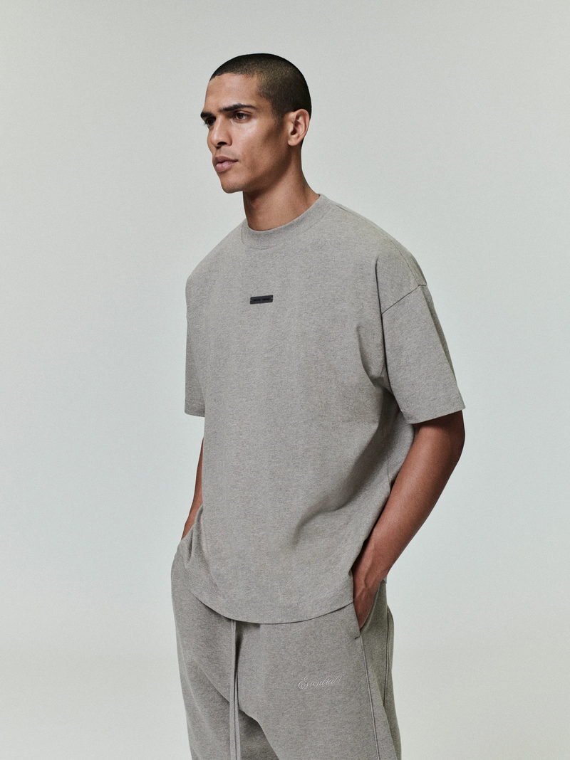 CLASSIC FIT TEE - HEATHER STONE
