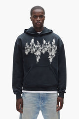 GOTHIC FLAMES - HEAVY WEIGHT FLEECE HOODY