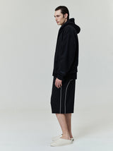 CLASSIC FIT FLEECE ZIP - JET BLACK