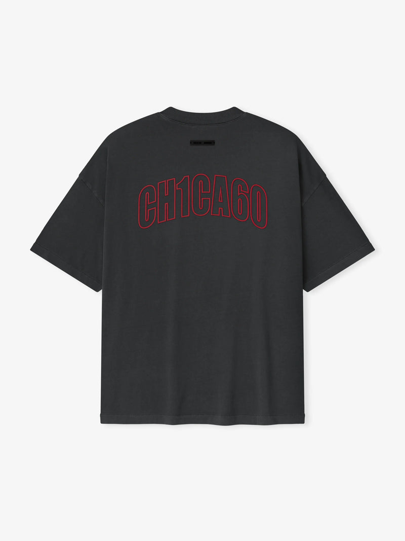 CHICAGO 90'S TEE - IRON GREY