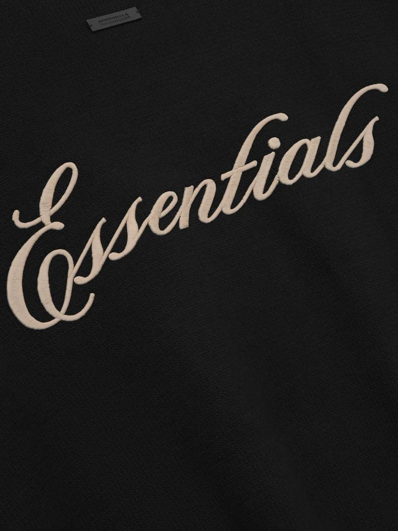 MERINO CREWNECK SWEATER - VINTAGE BLACK