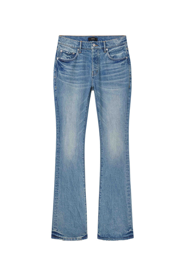 WORN FLARED JEANS - LIGHT INDIGO