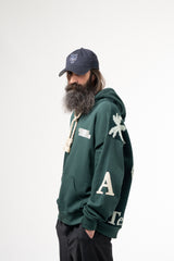 HOODIE ZIP - TENNIS CLUB - GREEN