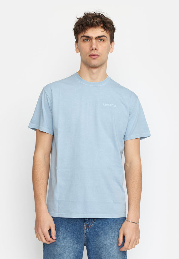 APPLICATION T-SHIRT DUST BLUE