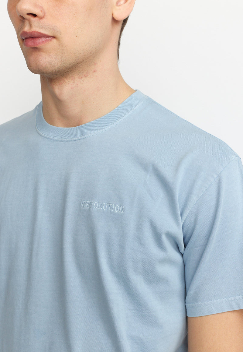 APPLICATION T-SHIRT DUST BLUE