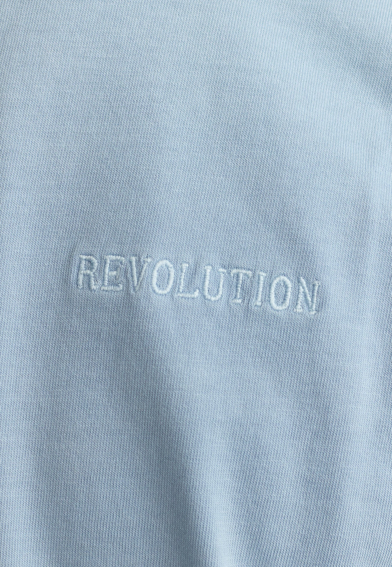 APPLICATION T-SHIRT DUST BLUE