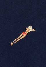 APPLICATION T-SHIRT  NAVY-MELange