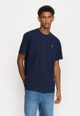 APPLICATION T-SHIRT  NAVY-MELange