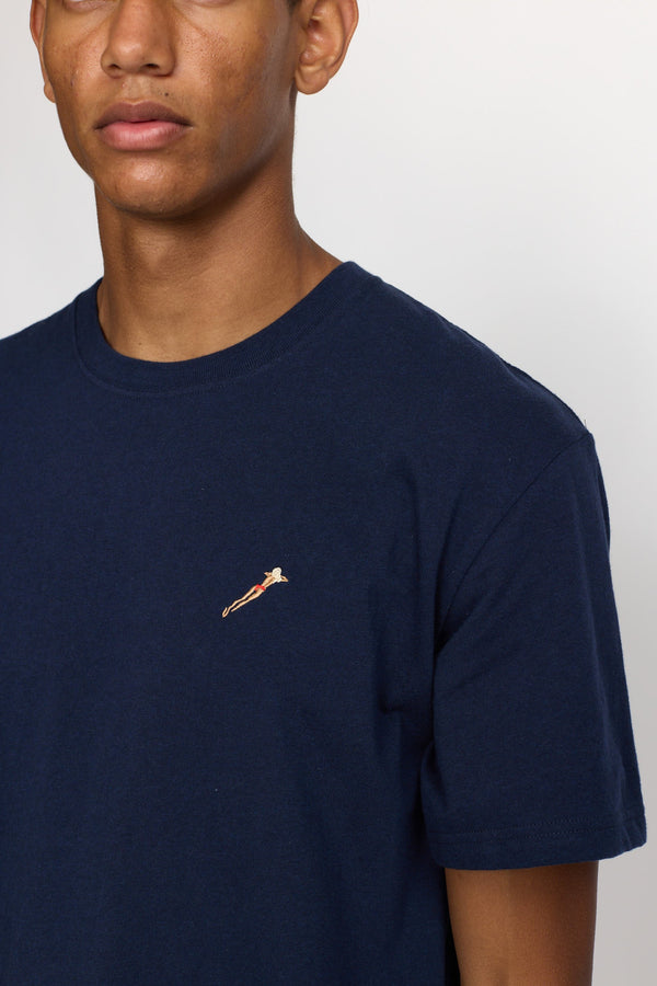 APPLICATION T-SHIRT  NAVY-MELange