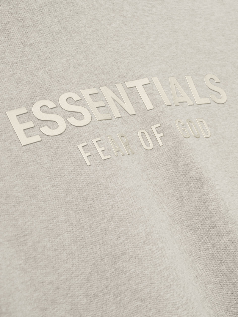 CLASSIC FIT FLEECE ZIP-UP HOODIE - HEATHER STONE