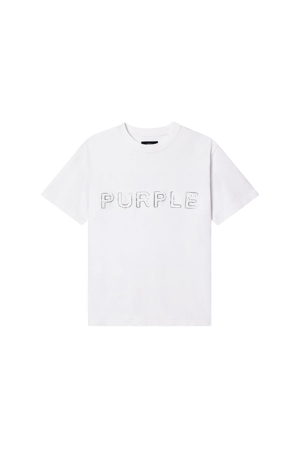 CRYSTAL WORDMARK TEE - WHITE