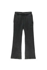 BASIC FLARED SWEATPANT - BLACK