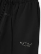 SOCCER FLEECE SHORTS - JET BLACK
