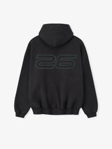 HEAVY FLEECE 90'S HOODIE - VINTAGE BLACK