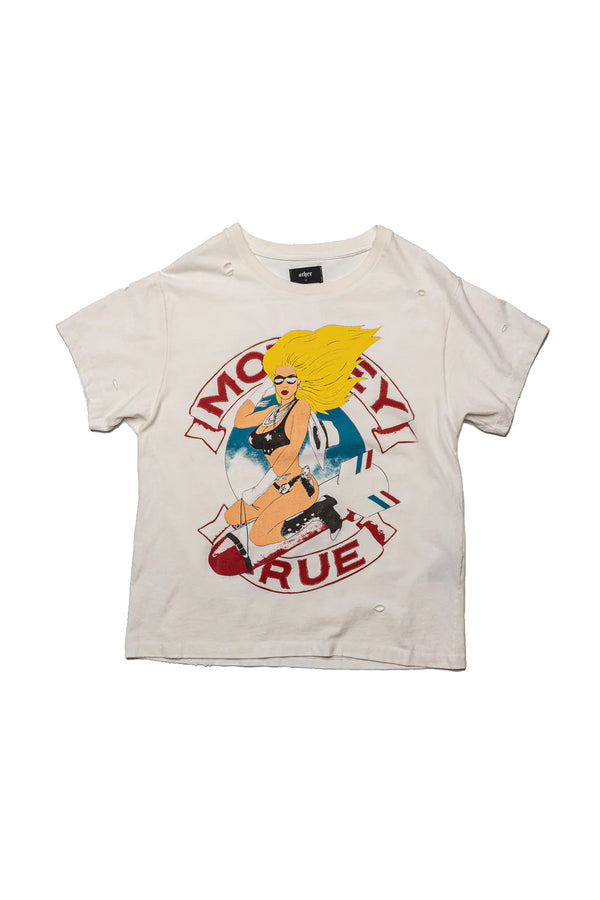 BOMBER GIRL VINTAGE TEE