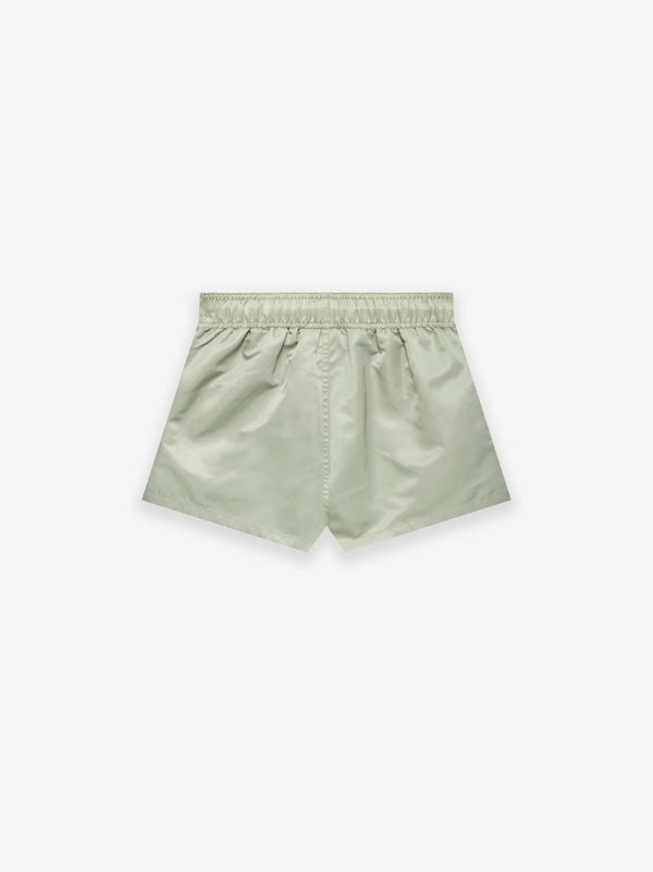 KIDS RUNNING SHORT - SEA FOAM