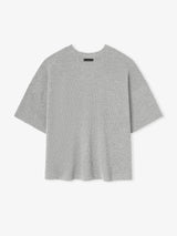 WAFFLE SHORT SLEEVE - CONCRETE HEATHER
