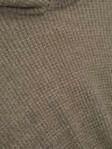 HEAVY WAFFLE 90'S HOODIE - HOMESTEAD HEATHER