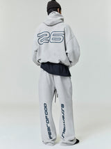 HEAVY FLEECE 90'S HOODIE - SMOKE GREY