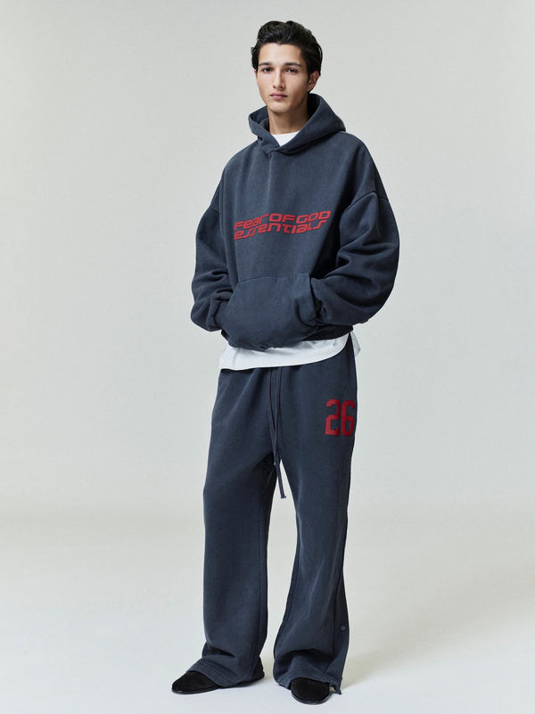 HEAVY FLEECE 90'S HOODIE - IRON GREY