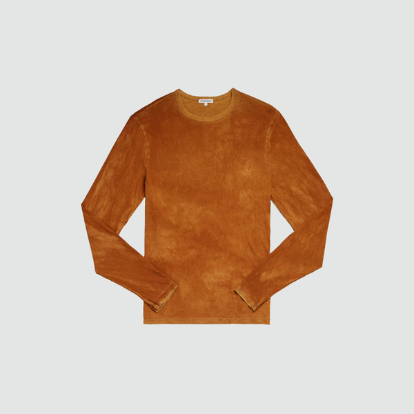 CLASSIC CREW LONG SLEEVE VINTAGE RUST