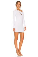 CAPRI CUT OUT TANK DRESS WHITE