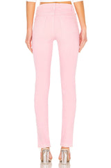 High Split Jean Light Pink