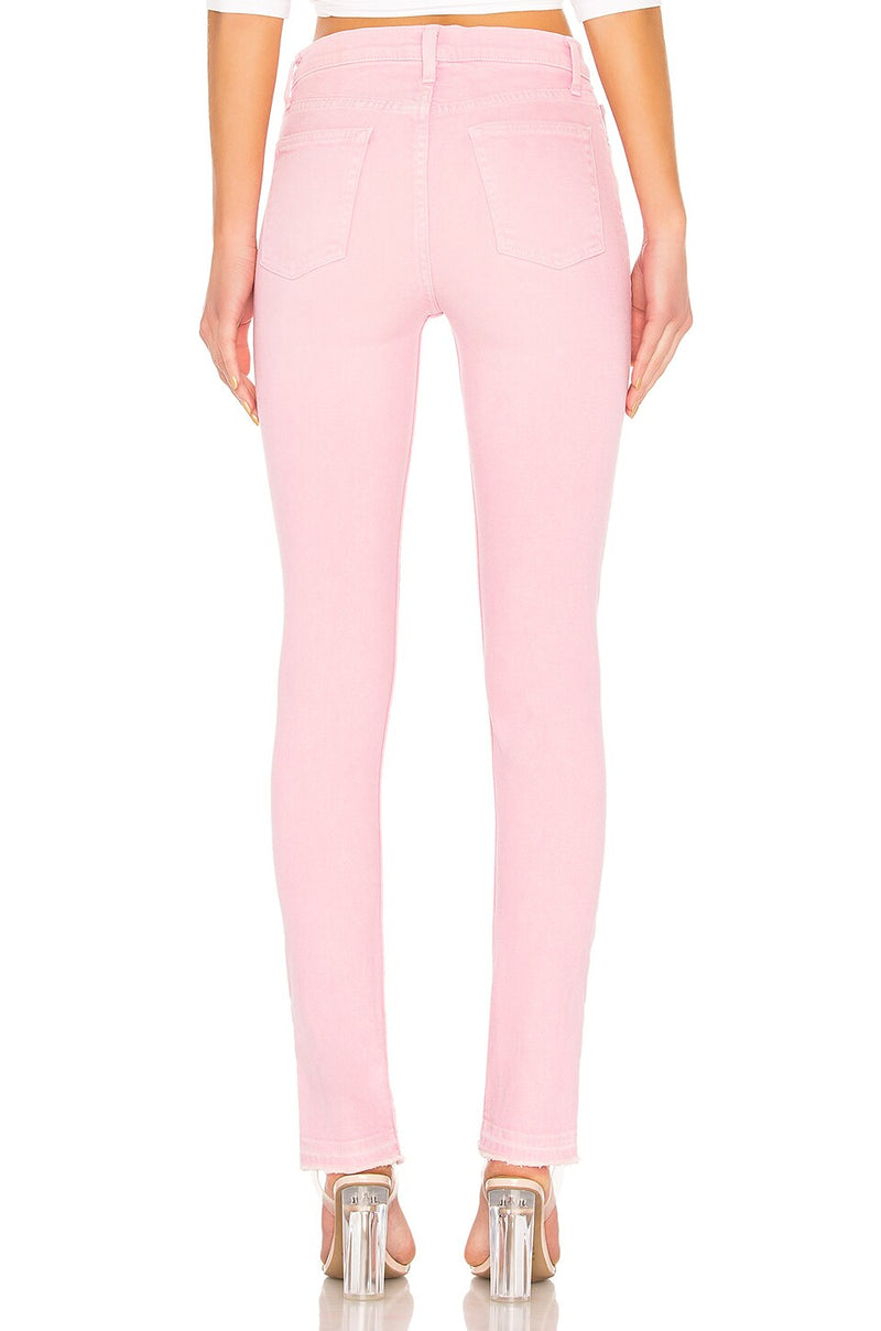 High Split Jean Light Pink