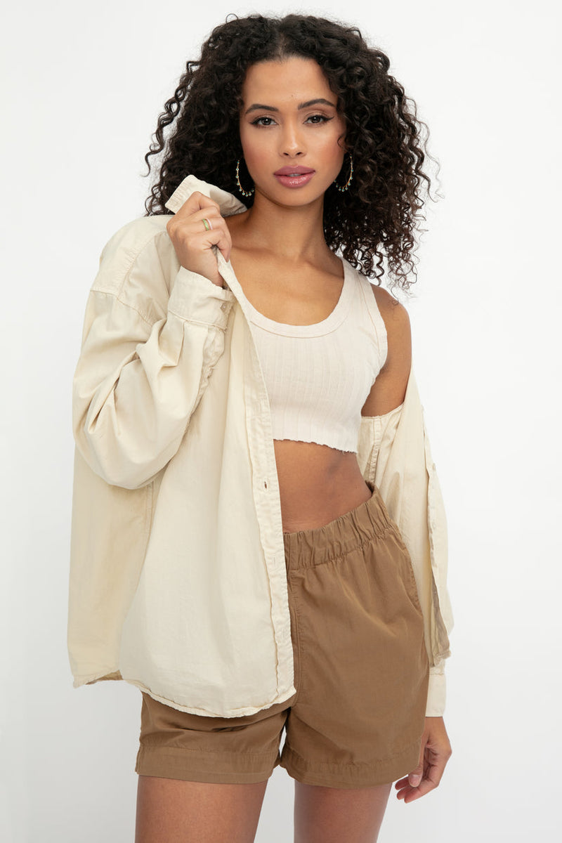 SANTORINI SHIRT OATMEAL