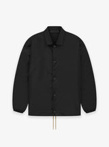 ESSENTIALS COACHES JACKET BLACK CORE