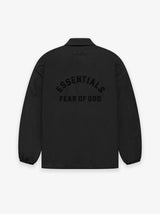 ESSENTIALS COACHES JACKET BLACK CORE