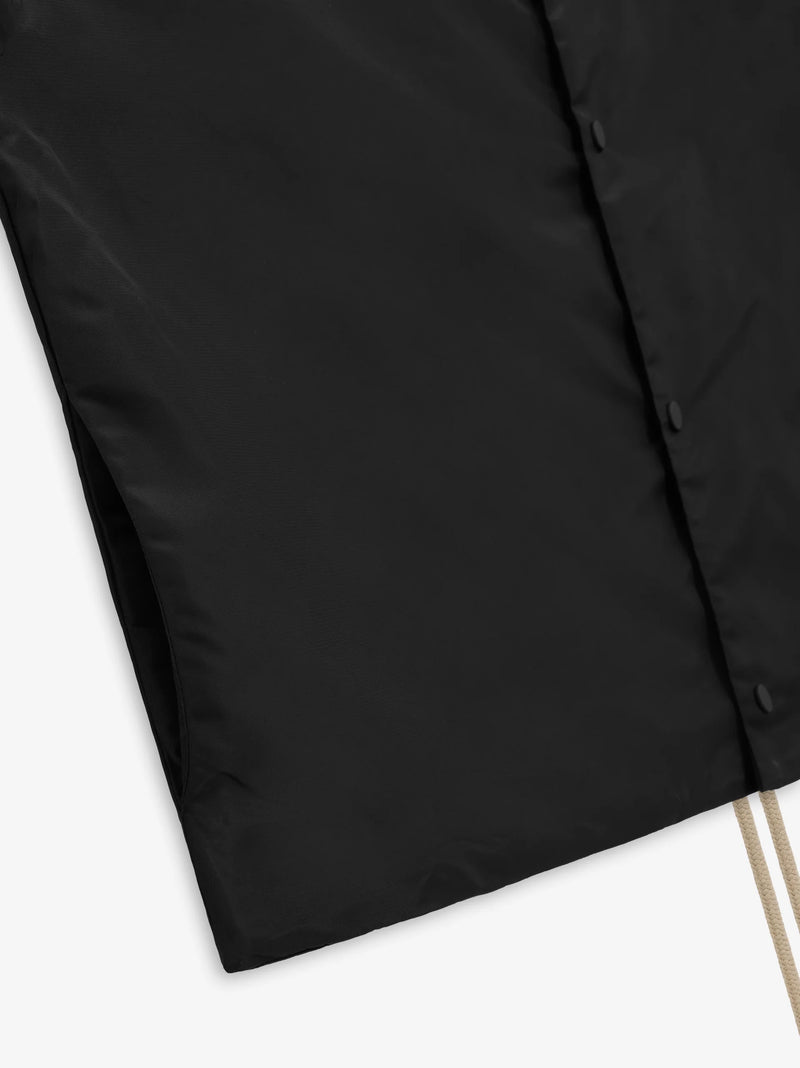 ESSENTIALS COACHES JACKET BLACK CORE