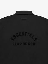 ESSENTIALS COACHES JACKET BLACK CORE