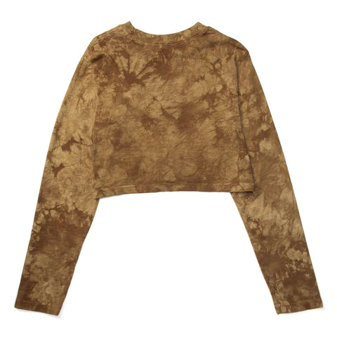 TOKYO CROP SHIRT TOFFEE CRYSTAL
