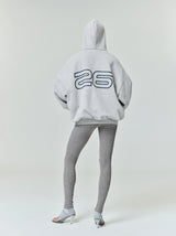 HEAVY FLEECE 90'S HOODIE - SMOKE GREY