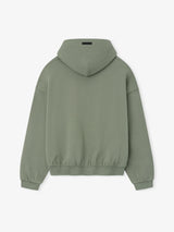 90S FIT FLEECE HOODIE - MOSS