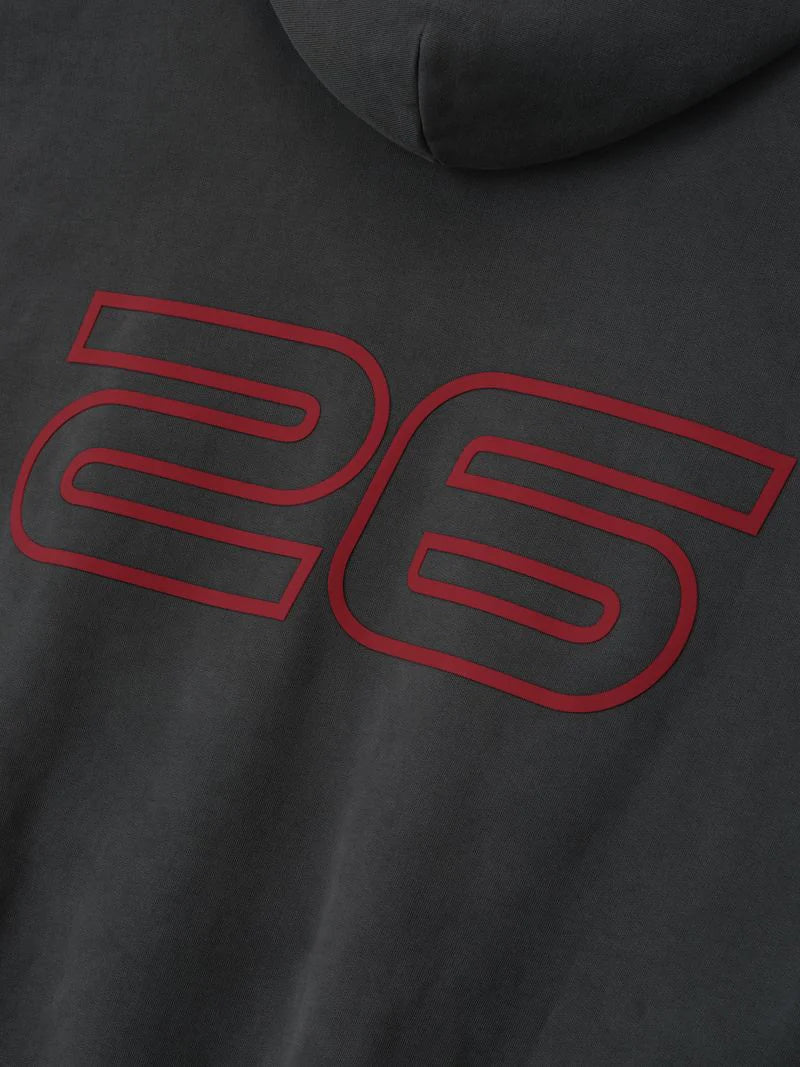 HEAVY FLEECE 90'S HOODIE - IRON GREY