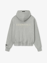 CLASSIC FIT FLEECE ZIP - CONCRETE HEATHER