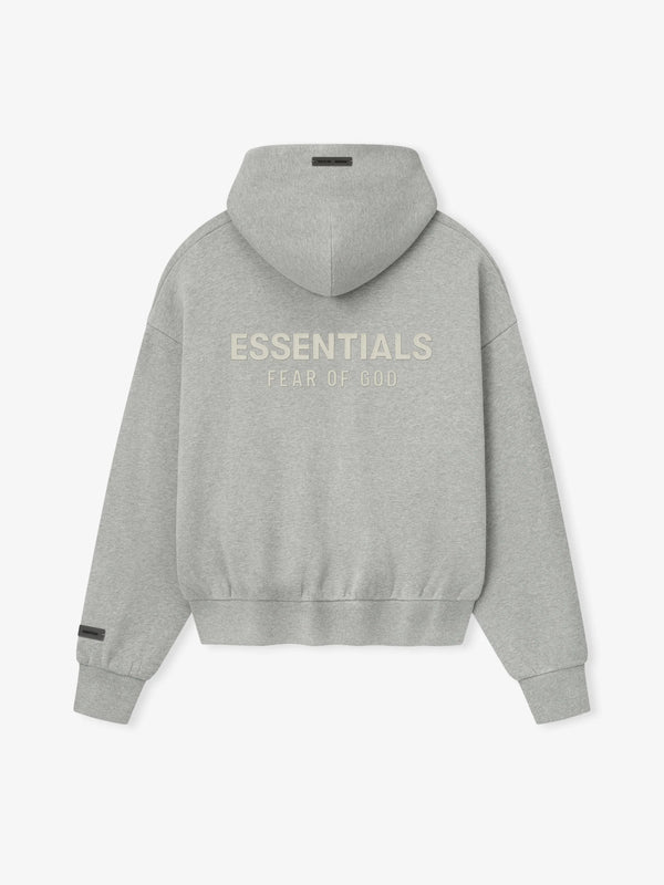 CLASSIC FIT FLEECE ZIP - CONCRETE HEATHER