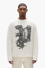 WAFFLE LONG SLEEVE - OFF WHITE