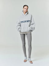 HEAVY FLEECE 90'S HOODIE - SMOKE GREY