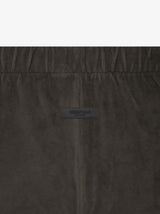 WOMEN VELOUR SHORT OFF BLACK