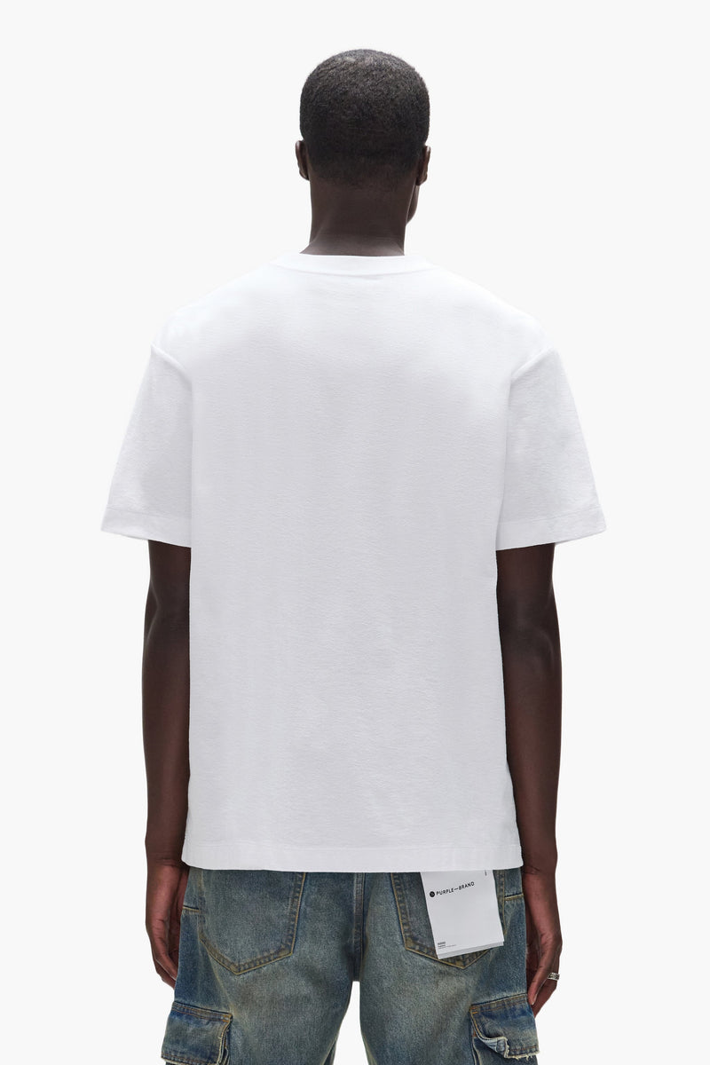 CRYSTAL WORDMARK TEE - WHITE