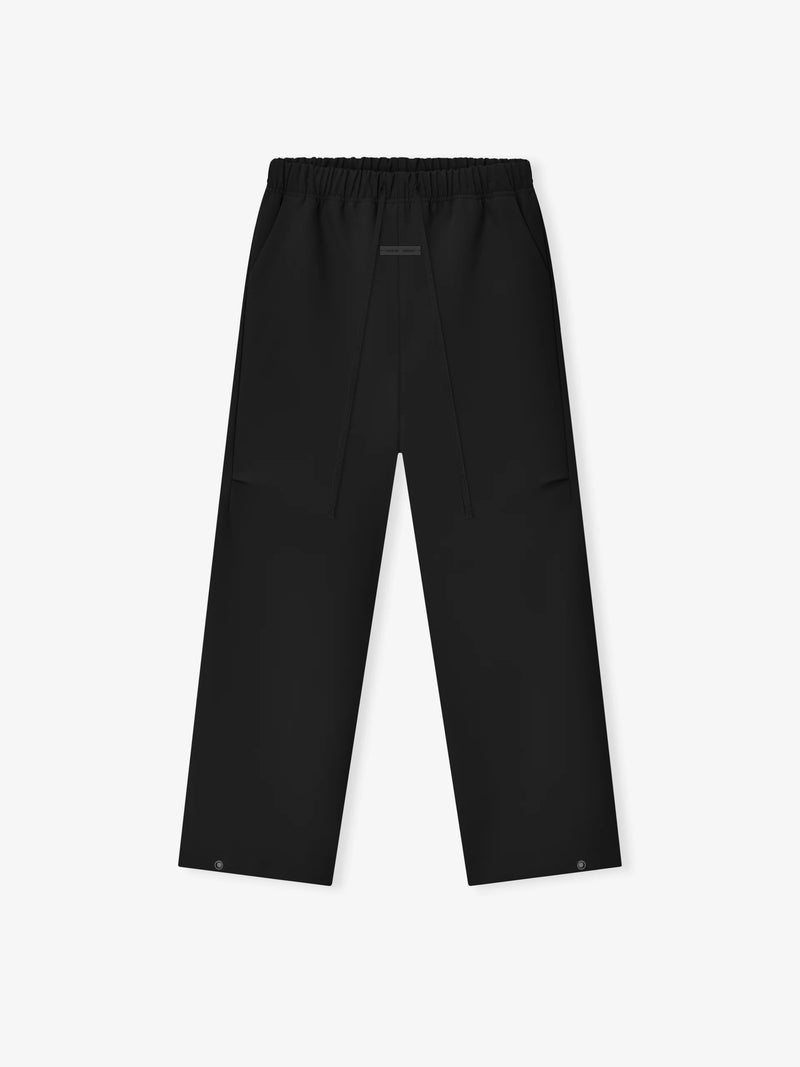 BONDED CANVAS WORK PANT - JET BLACK